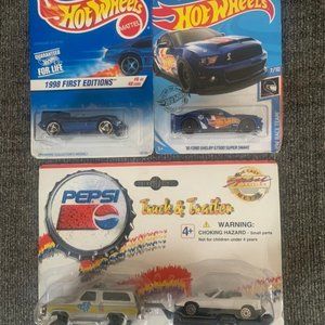 1997 Pepsi Truck & Trailer Die Cast 2 Hot Wheels C